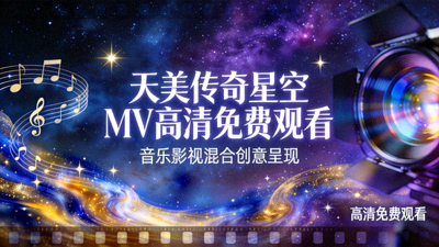 天美传奇星空MV高清免费观看 - 音乐影视混合创意海报